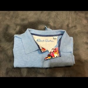 Robert Graham Small Blue Polo☀️